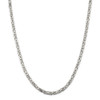 18" Sterling Silver 4.25mm Byzantine Chain Necklace