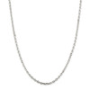 16" Sterling Silver 3.25mm Beveled Oval Cable Chain Necklace