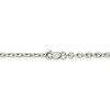 18" Sterling Silver 3.25mm Beveled Oval Cable Chain Necklace