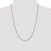 24" Sterling Silver 1.75mm Curb Chain Necklace