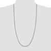 30" Sterling Silver 3.5mm Curb Chain Necklace