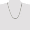 24" Sterling Silver 7mm Curb Chain Necklace