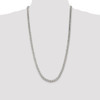 28" Sterling Silver 7mm Curb Chain Necklace