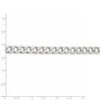 18" Sterling Silver 7.5mm Curb Chain Necklace