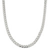 20" Sterling Silver 7.5mm Curb Chain Necklace