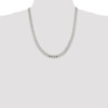 22" Sterling Silver 7.5mm Curb Chain Necklace