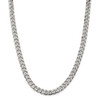 20" Sterling Silver 8mm Curb Chain Necklace