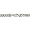 26" Sterling Silver 8mm Curb Chain Necklace