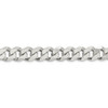 22" Sterling Silver 11mm Curb Chain Necklace