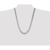 26" Sterling Silver 11mm Curb Chain Necklace