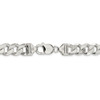 28" Sterling Silver 11mm Curb Chain Necklace