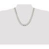 22" Sterling Silver 13mm Curb Chain Necklace