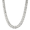 22" Sterling Silver 15mm Curb Chain Necklace