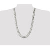 28" Sterling Silver 15mm Curb Chain Necklace