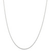 14" Sterling Silver 1mm Cable Chain Necklace with Spring Ring Clasp