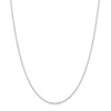 18" Sterling Silver 1.25mm Cable Chain Necklace w/2in ext.