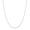 16" Rhodium-plated Sterling Silver 1.25mm Cable Chain Necklace