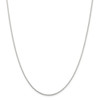 22" Sterling Silver 1.5mm Cable Chain Necklace w/4in ext.