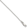 9" Sterling Silver 1.5mm Cable Chain Anklet