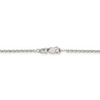 8" Sterling Silver 1.95mm Cable Chain Bracelet