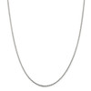 18" Sterling Silver 1.5mm Diamond-cut Rope Chain Necklace
