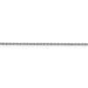 22" Sterling Silver 1.7mm Diamond-cut Rope Chain Necklace w/4in ext.