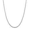 26" Sterling Silver 2.25mm Diamond-cut Rope Chain Necklace