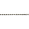 24" Sterling Silver 3mm Diamond-cut Rope Chain Necklace