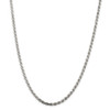 30" Sterling Silver 3mm Diamond-cut Rope Chain Necklace