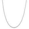 18" Sterling Silver 2.3mm Solid Rope Chain Necklace