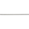 20" Sterling Silver 2.3mm Solid Rope Chain Necklace