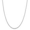 20" Sterling Silver 2.3mm Solid Rope Chain Necklace