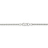 9" Sterling Silver 2.3mm Solid Rope Chain Anklet