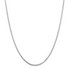 18" Sterling Silver 2.5mm Diamond-cut Spiga Chain Necklace