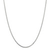 20" Sterling Silver 2.5mm Diamond-cut Spiga Chain Necklace