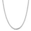 22" Sterling Silver 4.65mm Flat Cuban Anchor Chain Necklace