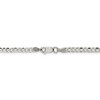 16" Sterling Silver 3.2mm Beveled Curb Chain Necklace