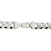 20" Sterling Silver 14mm Beveled Curb Chain Necklace