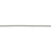 24" Rhodium-plated Sterling Silver 1.5mm Rolo Chain Necklace