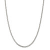 18" Sterling Silver 4.25mm Semi-solid Rolo Chain Necklace