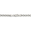 20" Sterling Silver 4.25mm Semi-solid Rolo Chain Necklace