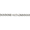 20" Sterling Silver 6.5mm Semi-solid Rolo Chain Necklace