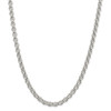 24" Sterling Silver 6.5mm Semi-solid Rolo Chain Necklace