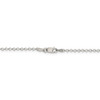 18" Sterling Silver 2mm Rolo Chain Necklace with Lobster Clasp