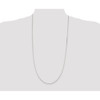 30" Sterling Silver 2mm Elongated Open Link Chain Necklace