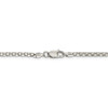 18" Sterling Silver 2.5mm Popcorn Chain Necklace