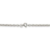 16" Sterling Silver 2.75mm Flat Link Cable Chain Necklace