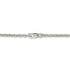 20" Sterling Silver 2.75mm Flat Link Cable Chain Necklace
