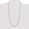 30" Sterling Silver 6.25mm Fancy Patterned Rolo Chain Necklace