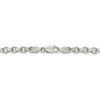 18" Sterling Silver 4mm Diamond-cut Rolo Chain Necklace
